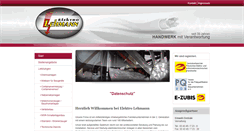 Desktop Screenshot of elektro-lehmann.com